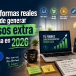 10 formas reales de generar ingresos extra desde casa en 2026